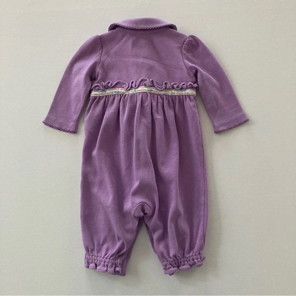Ralph Lauren Baby Girl 3 Months Romper Lavender